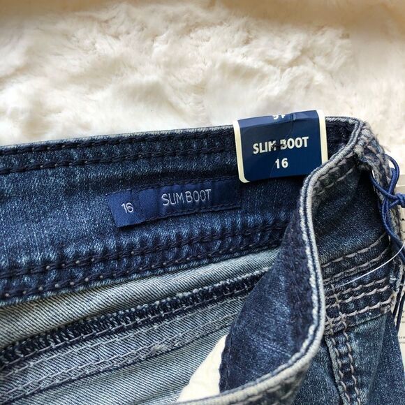 Seven7 NWT Gem Embellished Bootcut Jeans - Women’s16 - Picture 11 of 13